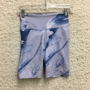 Nike Shorts Extra Small Adult Purple Marbled Pull On Stretch Athletic Gym Womens - Picture 1 of 9