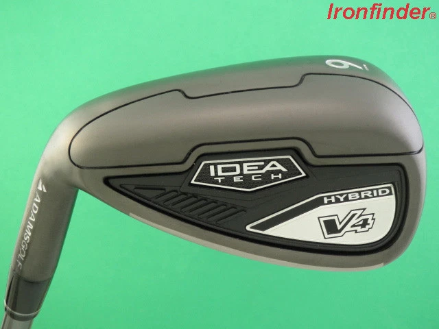 Adams Idea Tech V4 Hybrid Single 9 Iron Graphite Senior Shaft Mens LEFT HANDED - Image 1 of 4