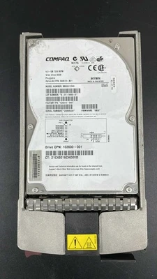 Compaq Proliant 4GB SCSI 2 HOT SWAP HARD DRIVE W TRAY f 1850R DL380 G2 G3 - Image 1 of 2