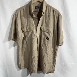 Camicia protettiva Bulwark FR manica corta uomo grande kaki ignifuga - Foto 1 di 8