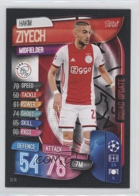 2019-20 Topps UCL Match Attax Extra Squad Update Hakim Ziyech #SU40 - Image 1 of 2