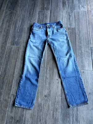 Arizona Jean Co-Men's 32x34 Relaxed Fit-Medium Wash-Straight Leg-Blue Denim - Image 1 of 4