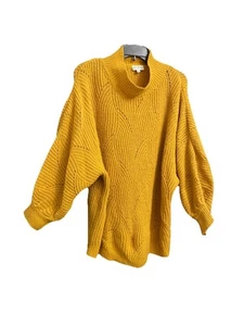 Wonderly Golden Age Long Sleeve Mock Neck Knit Tunic Sweater Size L - Picture 1 of 5