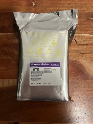 Western Digital Purple Pro 10 TB Smart Video Internal HDD WD102PURP New - Image 1 of 3