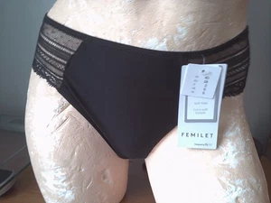 New Femilet by Chantelle Lingerie Ladies Brief Black UK/USA Small (EU 38) - Picture 1 of 1