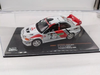 Mitsubishi Lancer Evo 5 Champion's Meeting 1998 #2 Burns 1/43 Ixo Models Ram524 - Immagine 1 di 4