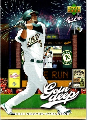 2006 Upper Deck First Pitch #GD-15 Eric Chavez Goin Deep - Image 1 of 2
