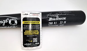 REGGIE JACKSON MR OCTOBER Signed Autographed Rawlings Big Stick Bat JSA COA - Picture 1 of 5