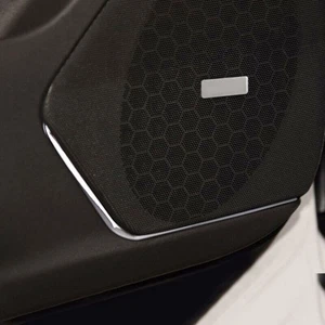 For Cadillac Xt5 2016-21 Abs Chrome Interior Car Door Speaker Sound Cover Trim - Picture 1 of 5
