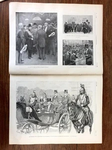Revue L'ILLUSTRATION Nr 2997 (August 1900) Besuch CHAH SHAH PERSISCH in Paris Persien - Bild 1 von 3
