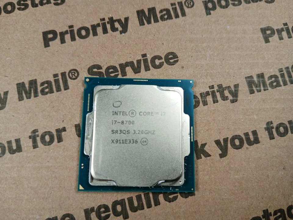 Intel Core i7-8700 SR3QS 3.2GHz 6-Core LGA 1151CPU PROCESSOR - Image 1 of 2