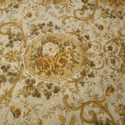 Bloomcraft Fabric Versailles Selection Screen Print Scotchgard Floral 2 Yd NOTES - Image 1 of 4