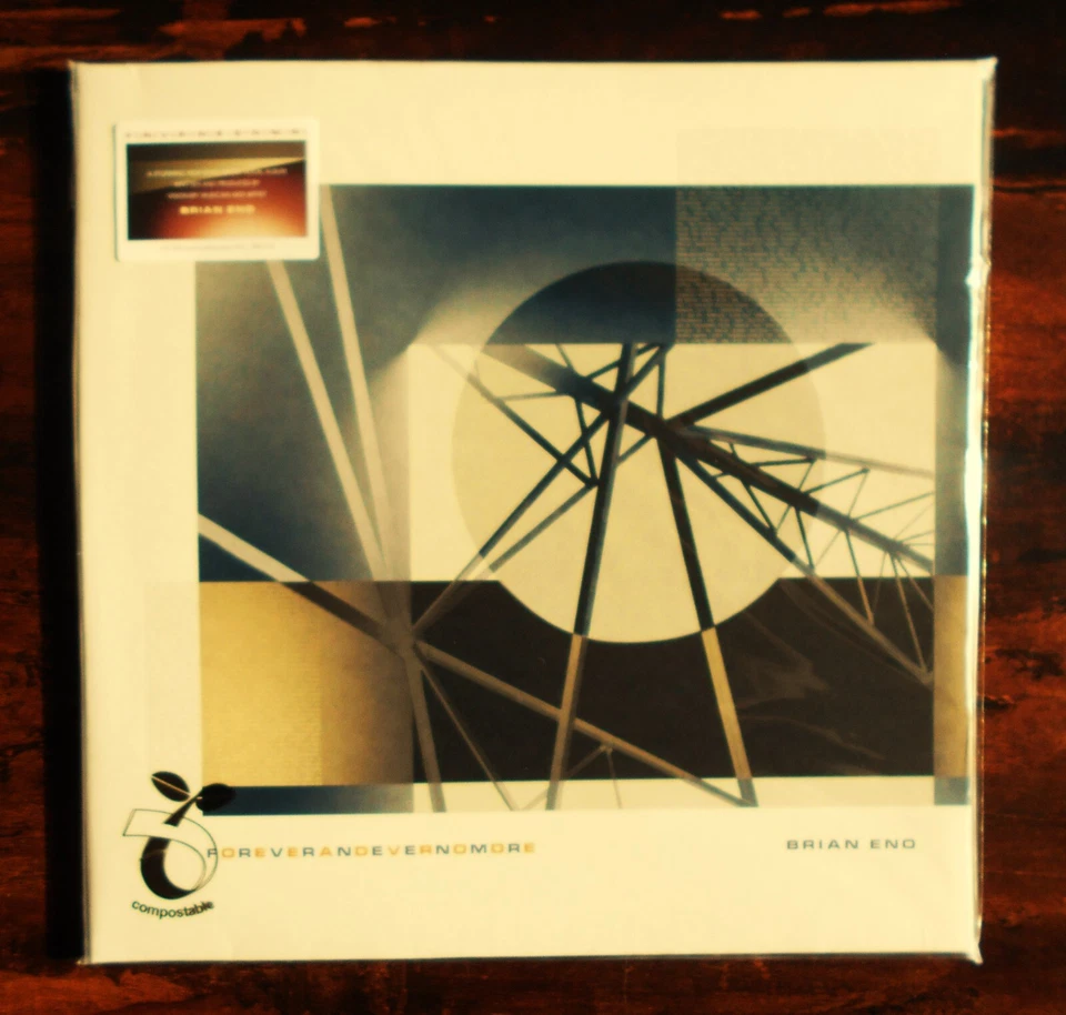 BRIAN ENO   FOREVERANDEVERMORE    SEALED 2022 CRYSTAL CLEAR LP - Image 1 of 1