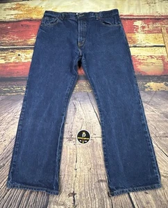 Levi’s Mens Jeans 517 Bootcut 38x30 Actual Dark Wash Blue Denim Cowboy Rodeo - Picture 1 of 13