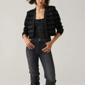 ba&ash Black Trevis Cardigan Size XS NWT - Picture 1 of 12
