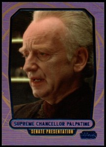 2013 Topps Star Wars Galactic Files BLUE FOIL #406 CHANCELLOR PALPATINE #172/350