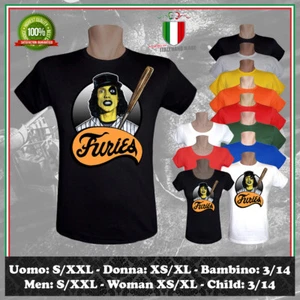 T-SHIRT FURIES GUERRIERI DELLA NOTTE BASEBALL WARRIORS MOVIE UOMO DONNA BAMBINO - Picture 1 of 2