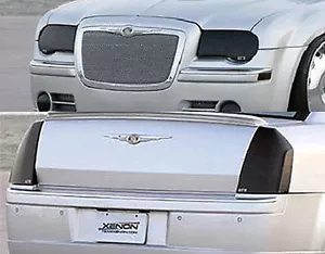 Fits 05-07 Chrysler 300C GTS Smoke Acrylic Headlight Taillight Covers 4pc Set - Foto 1 di 5