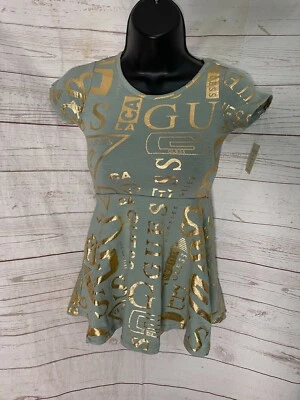 Guess Niños Niñas Top Manga Corta Bouse Multicolor Talla 4 Foto 1 de 4