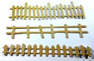 Fences Set of 3 Farm Yard Mini Metal Dies Thin Largest Fence 7/8" x 3.25" - Picture 1 of 2