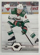 2019-20 Upper Deck Hockey #378 Mikko Koivu - Minnesota Wild