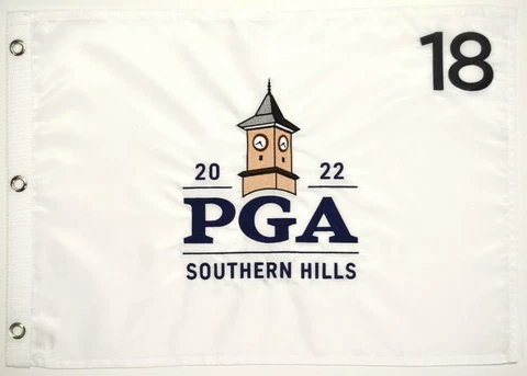 2022 PGA Championship Official Embroidered Golf Pin Flag Gift Southern Hills 🔥 Cover