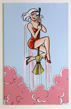 Sabrina Teenage Witch 2023 Annual #1 Dan Parent Lobo Homage NM w/COA of 200