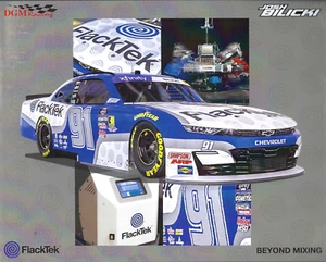 2025 JOSH BILICKI "FLACK TEK" #91 NASCAR XFINITY SERIES POSTCARD - Picture 1 of 1