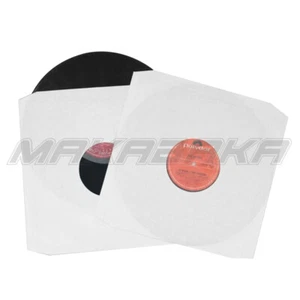 100/200/300x White Paper 7" Inner Vinyl Record LP Sleeves for singles EP 45's - Picture 1 of 9