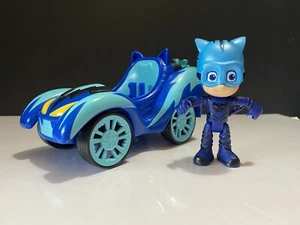 PJ Masks Hero Blast Cat Car con Figura CatBoy Azul Luz Azul Vehículo - Imagen 1 de 10