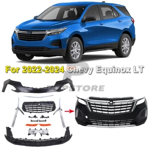 Front Bumper Cover Grille Kit For 2022 2023 Chevrolet Equinox Direct fit - Picture 1 of 24
