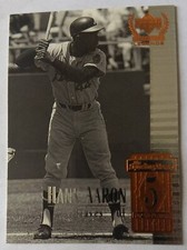 HANK AARON, 1999 UPPER DECK CENTURY LEGENDS #5, BRAVES