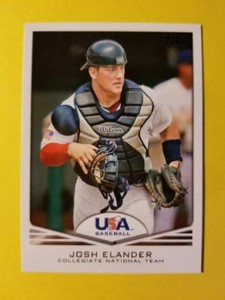 JOSH ELANDER - RC ROOKIE USA NATIONAL TEAM #USA-3 DIAMONDBACKS 2011 TOPPS USA