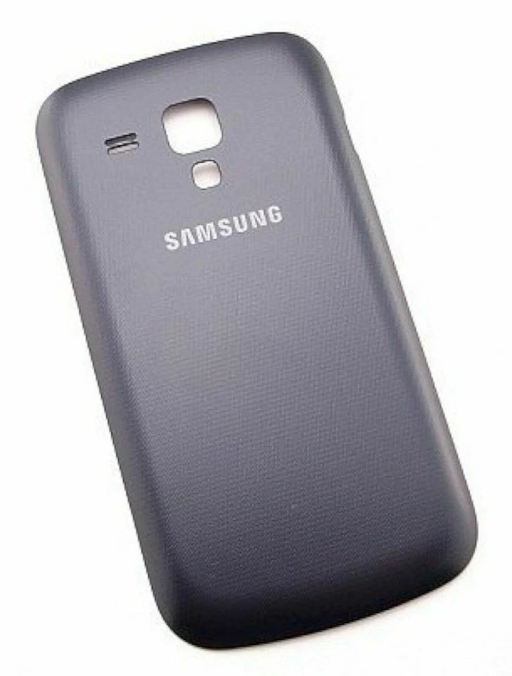 GENUINE Samsung Galaxy Trend GT-S7560 BATTERY COVER Door ONYX BLACK smart phone - Image 1 of 1