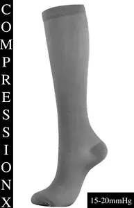 Big N Tall Compression X Socks Pain Relief Calf Leg Foot Support Stocking 4XL - Picture 1 of 20