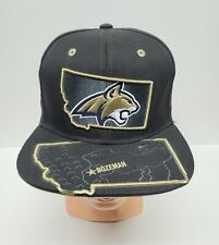 Montana State Bobcats Adjustable Zephyr Hat with State Outline on the Bill