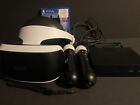 Sony Playstation Vr Headset Cuh-Zvr2 With Controllers And All.