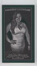 2016 Upper Deck Goodwin Champions Cloth Minis Lady Luck Back /25 Amanda Bingson