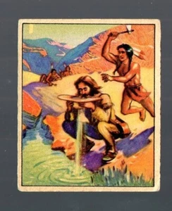 Wild West Card # A-10 Bowman (1949-50) Death At The Waterhole - Imagen 1 de 2