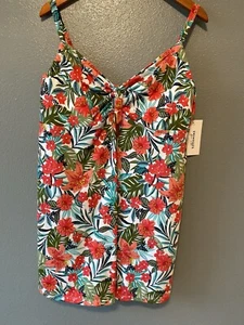 Swimsuits For All, Women's swim dress #COCONUT GIRL Swimsuit, Sz 18 Plus Adjust. - Picture 1 of 21