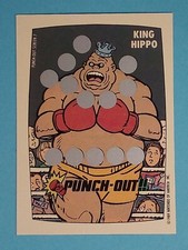 1989 Topps Nintendo Scratch-Off Punch Out!! King Hippo Screen #7 🥊