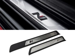 Genuine Front N Logo Step Door Scuff Plate (Fits: HYUNDAI 2019+ Veloster N) - Picture 1 of 9