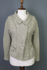 TRANSIT PAR SUCH Ivory Double Breast Blazer Jacket Size 2 - Picture 1 of 19