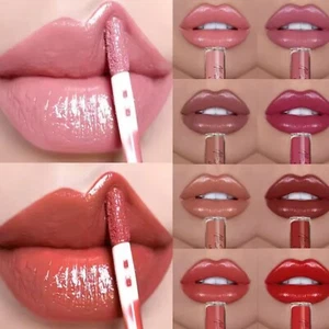 Waterproof Lip Gloss High Hydrating Lipgloss Lipstick Long Lasting Liquid Makeup - Picture 1 of 34