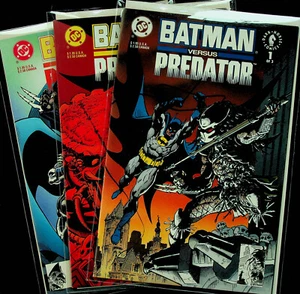 Batman vs. Predator #1-3 (Nov 1991-Jan 1992, DC) - Comics Set of 3 - Near Mint - Picture 1 of 4