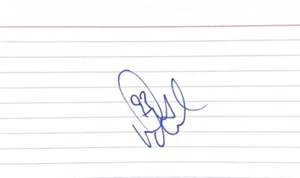 Doug Gilmour Signed Index Card - HOF Maple Leafs Flames Hockey (Autographed) - Picture 1 of 1
