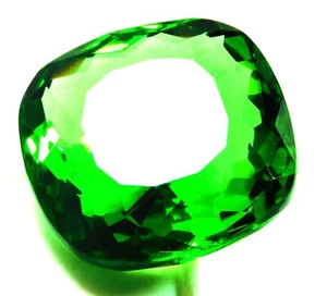 Topazio verde taglio cuscino naturale 89,20 ct pietra preziosa sfusa R2861 - Foto 1 di 4