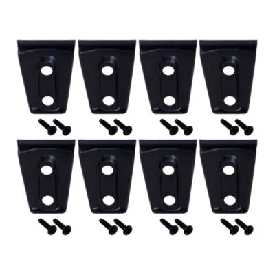Superposiciones de bisagra de puerta Kentrol 80021 8 piezas para Wrangler JK 4 puertas 07-18 Foto 1 de 3