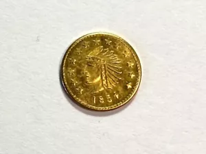 Selten schön neu 1999 Elvis Presley Dollar Größe Viva Las Vegas Casino Bronzemedaille - Bild 1 von 2