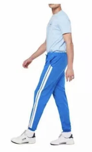 NWT Sergio Tacchini Damarindo Track Pants Palace Blue Pockets Men's 2XL/ XL - Picture 1 of 16